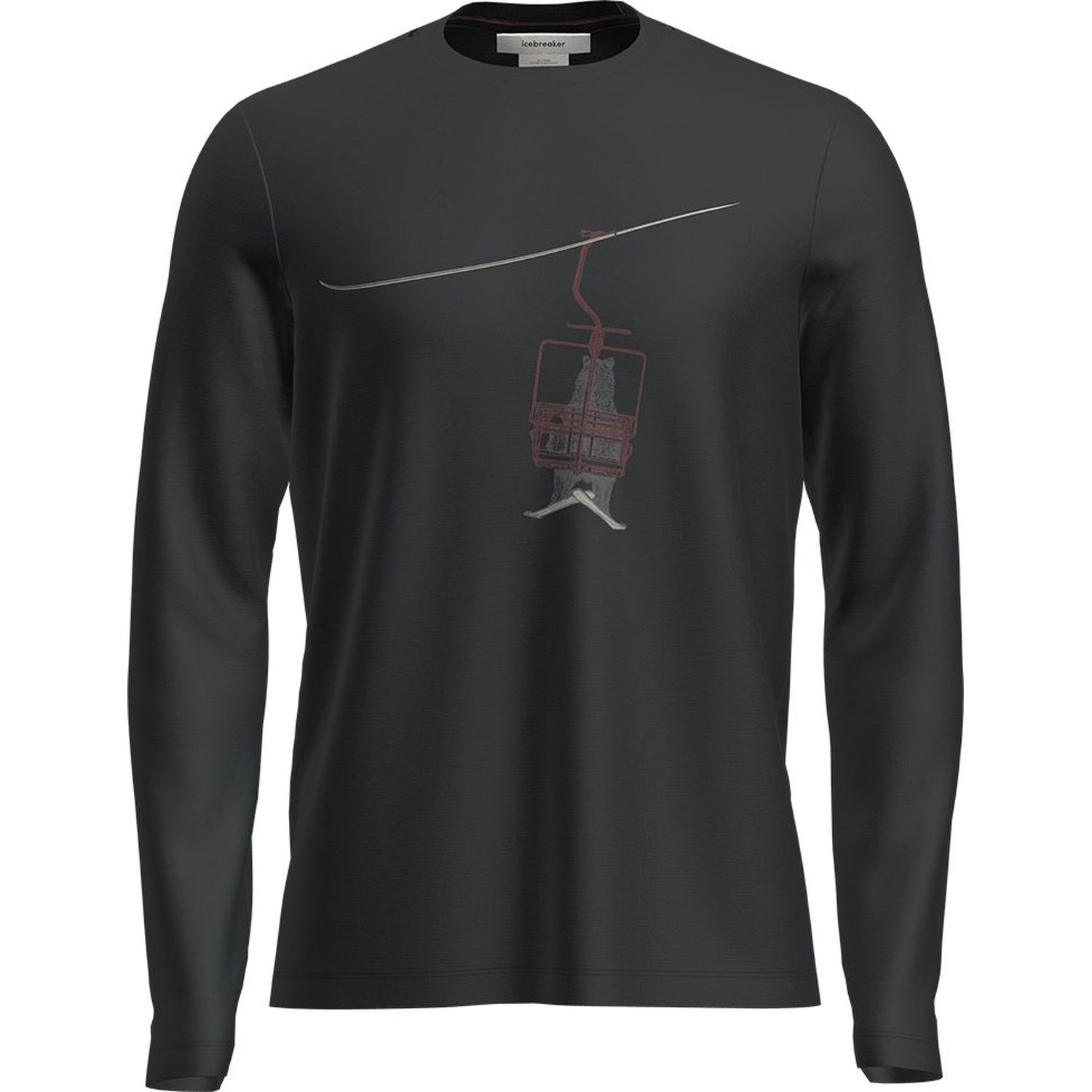 Men Merino 150 Tech Lite LS Tee Bear Lift