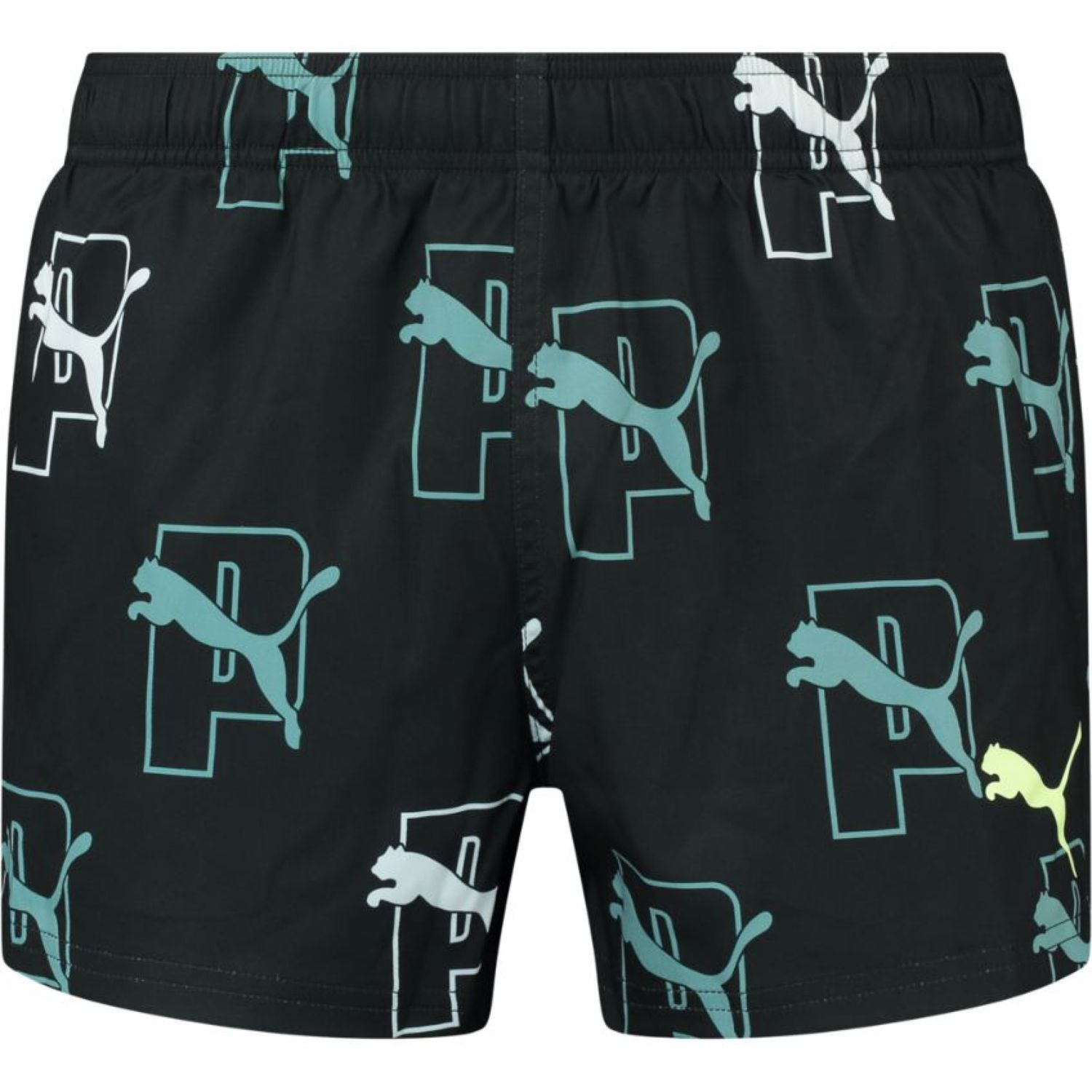 Swim Men Print Cat Logo Short