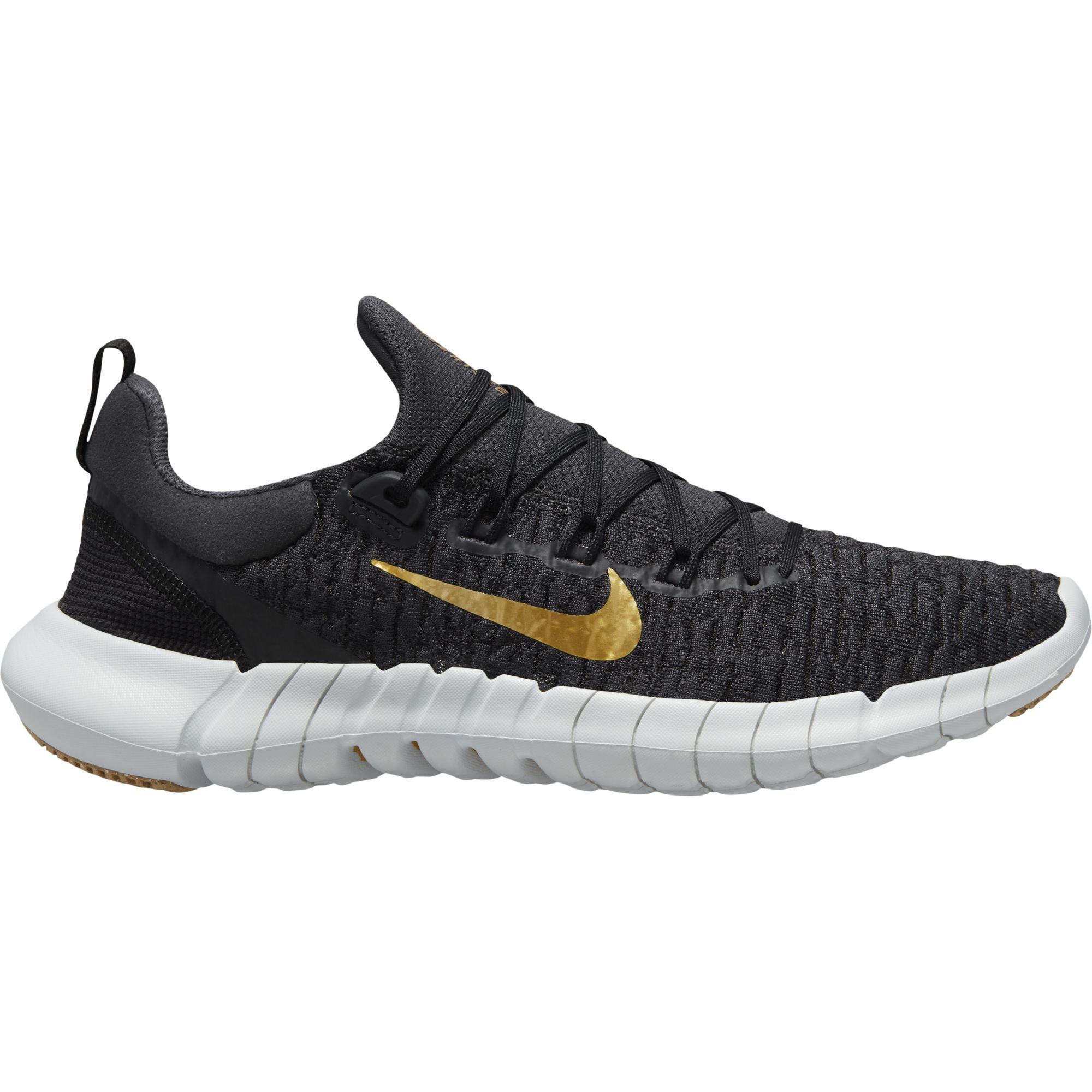 Nike WMNS Free Run 5.0 Womens Running Shoe Laufschuhe dk smoke grey mtlc gold coin black jetzt bei Berger kaufen