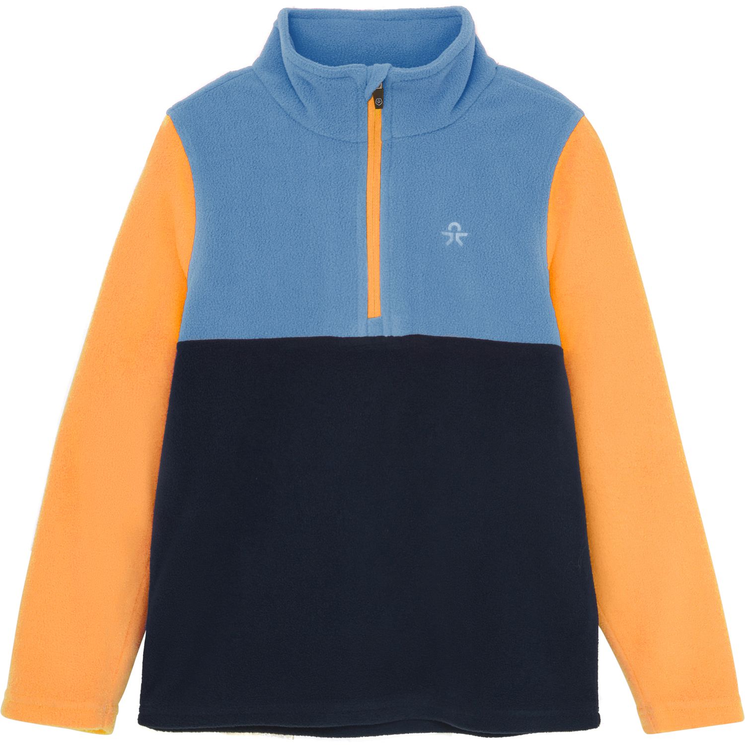 Fleece Pulli Colorblock