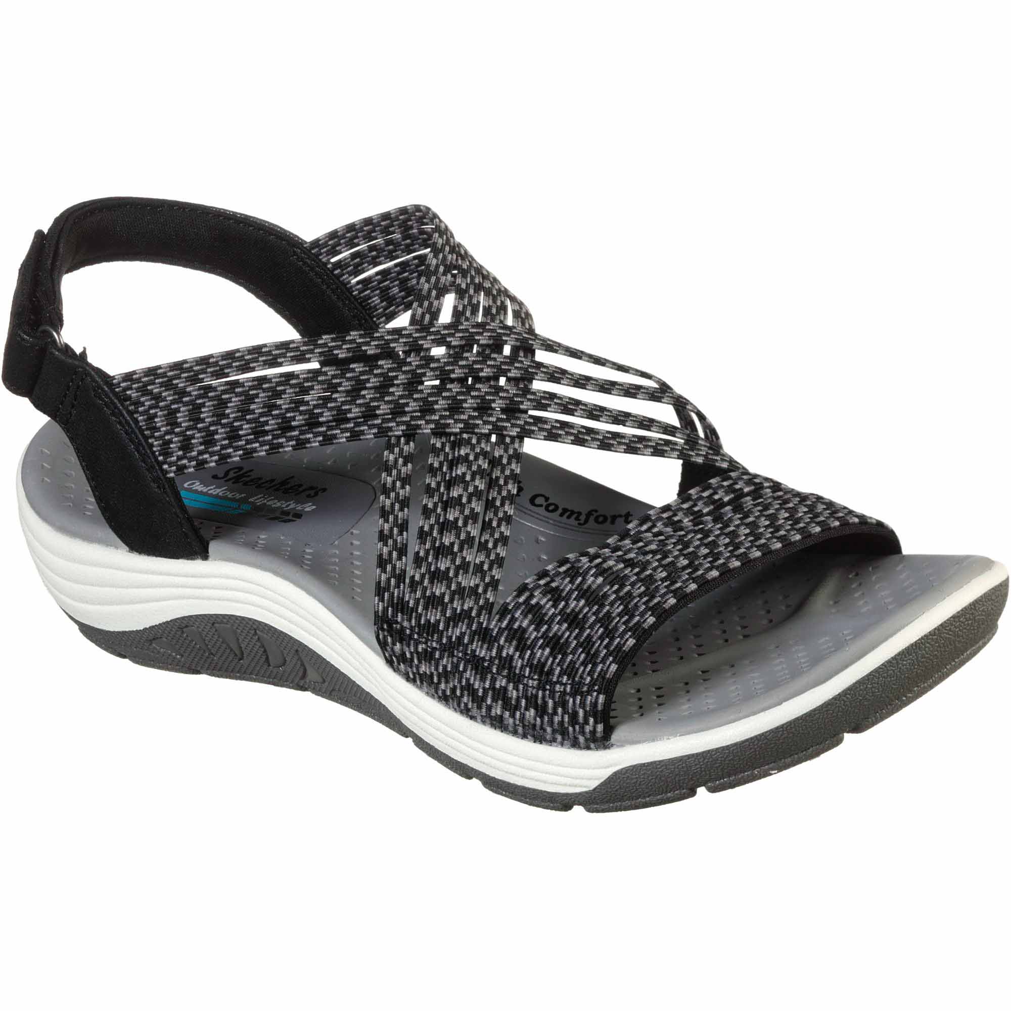 Skechers Reggae Cup-Oh, Snap! Outdoorsandalen Blk Jetzt Bei Berger Kaufen