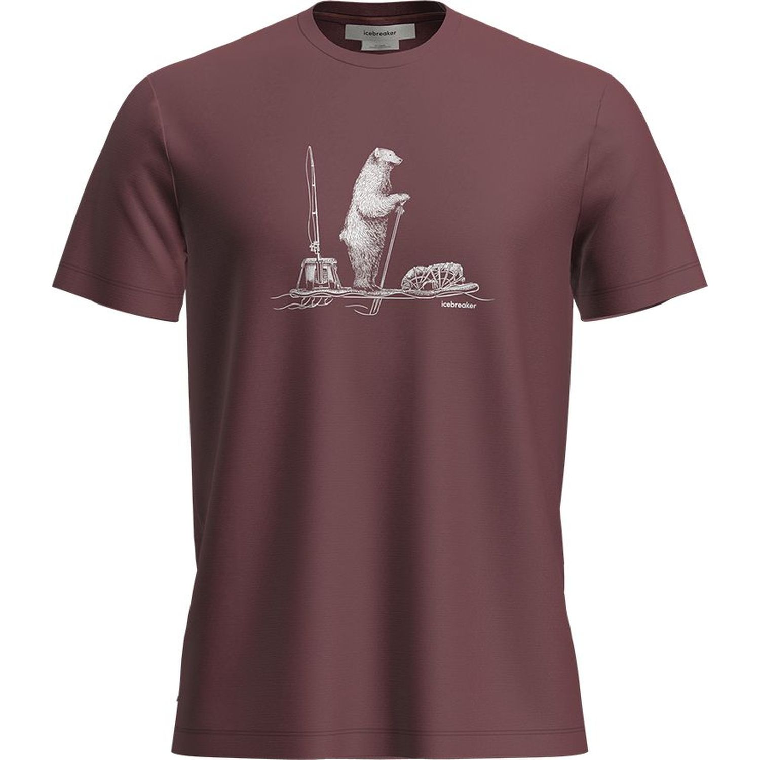 Men Merino 150 Tech Lite SS Tee Polar Paddle