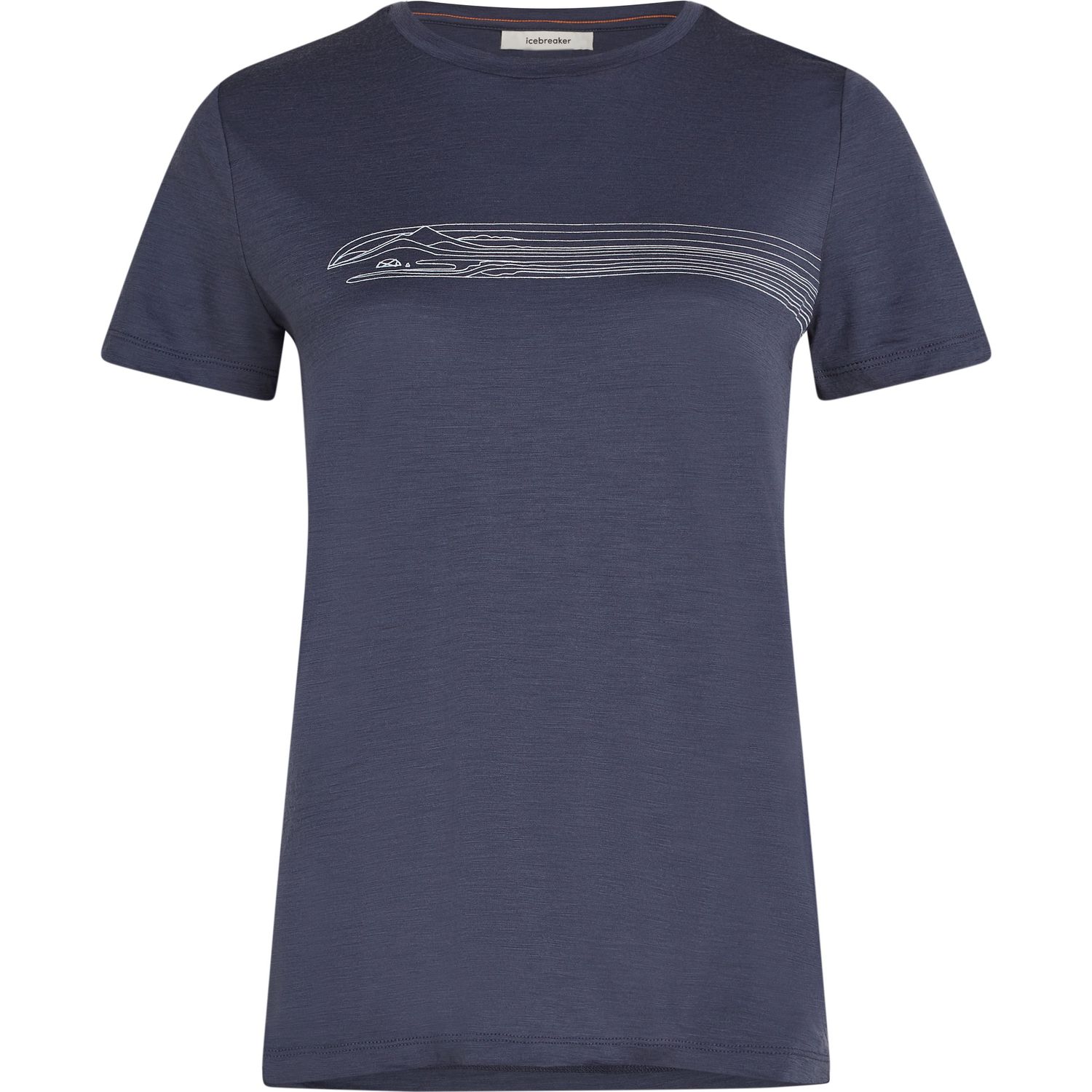 Women Merino 150 Tech Lite SS Tee Camping Lines