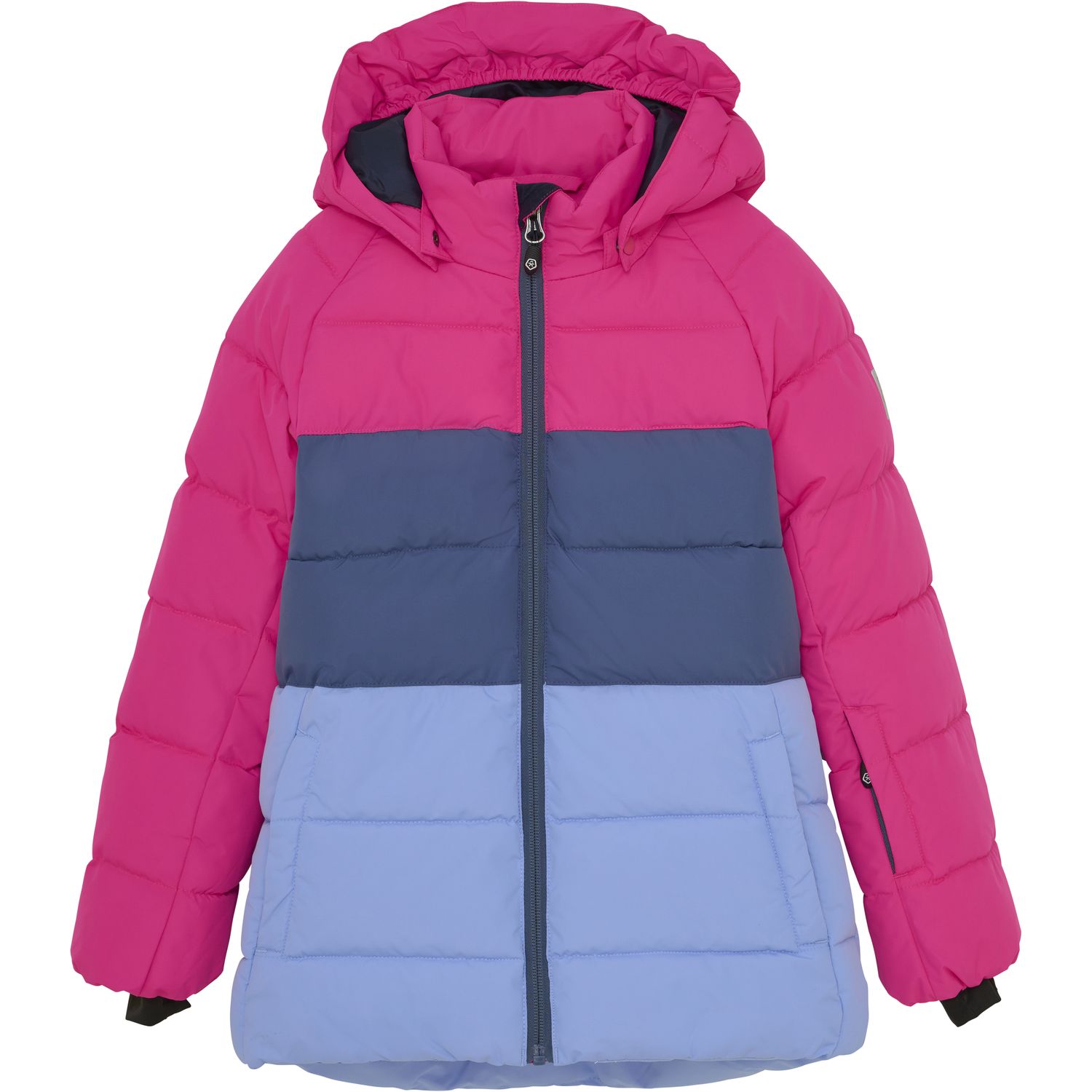 Ski Jacket Colorblock Quilt