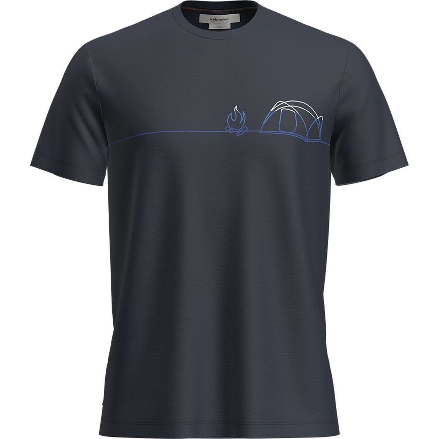 Men Merino 150 Tech Lite SS Tee Single Line Camp