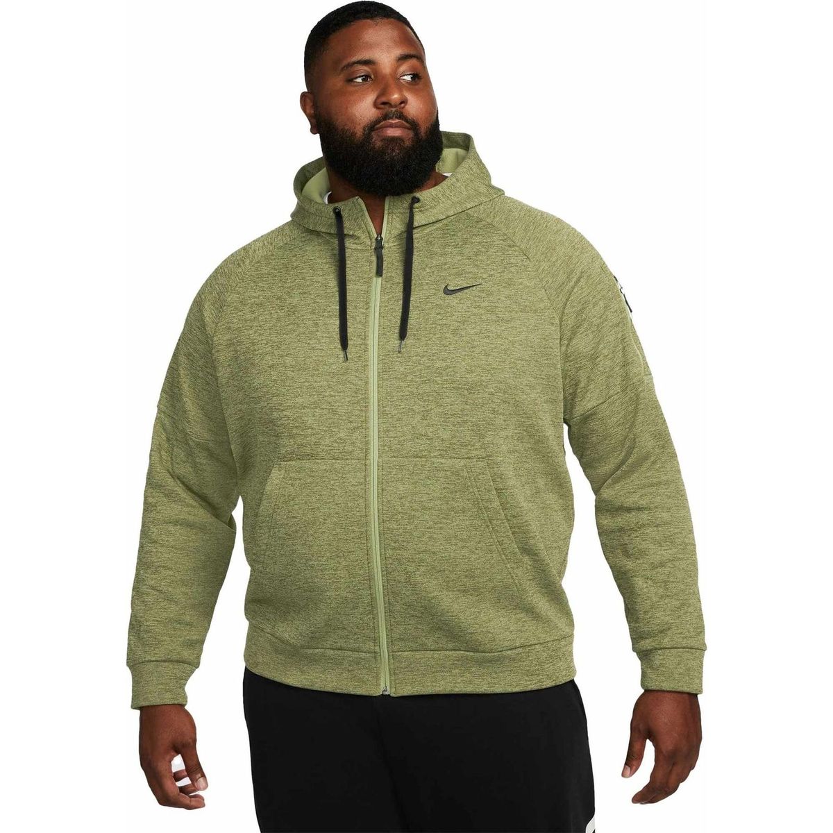 Nike Nike Therma FIT Men s Full Zip Fitness Hoodie Sweatjacken rough green htr alligator blk jetzt bei Berger kaufen